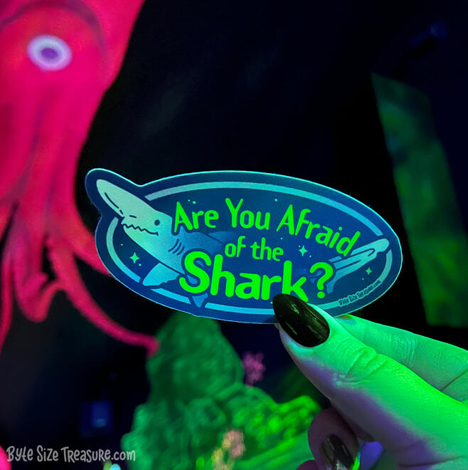 Are You Afraid of the Shark Sticker