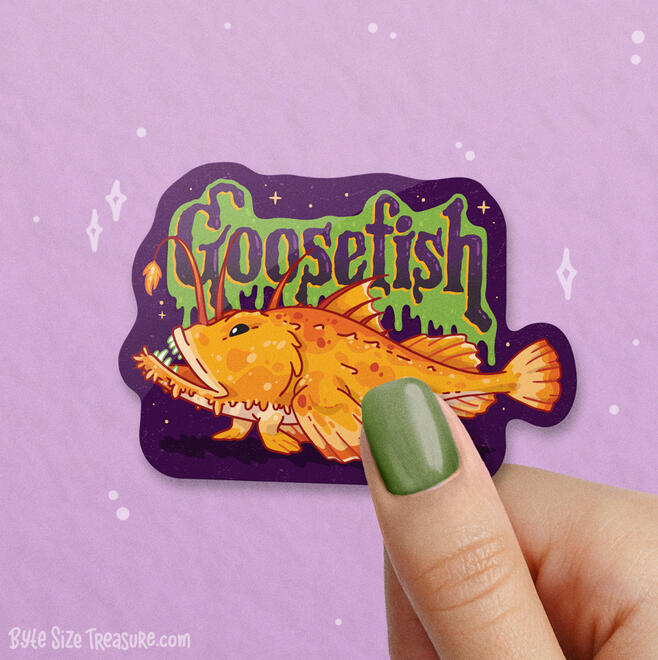 Goosefish Sticker