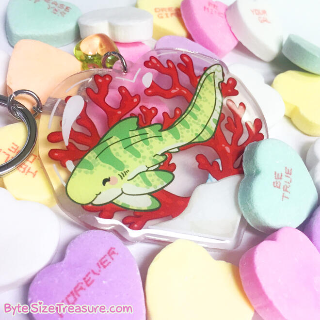 Acrylic Shark Keychains