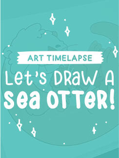 Sea Otter Art Timelapse
